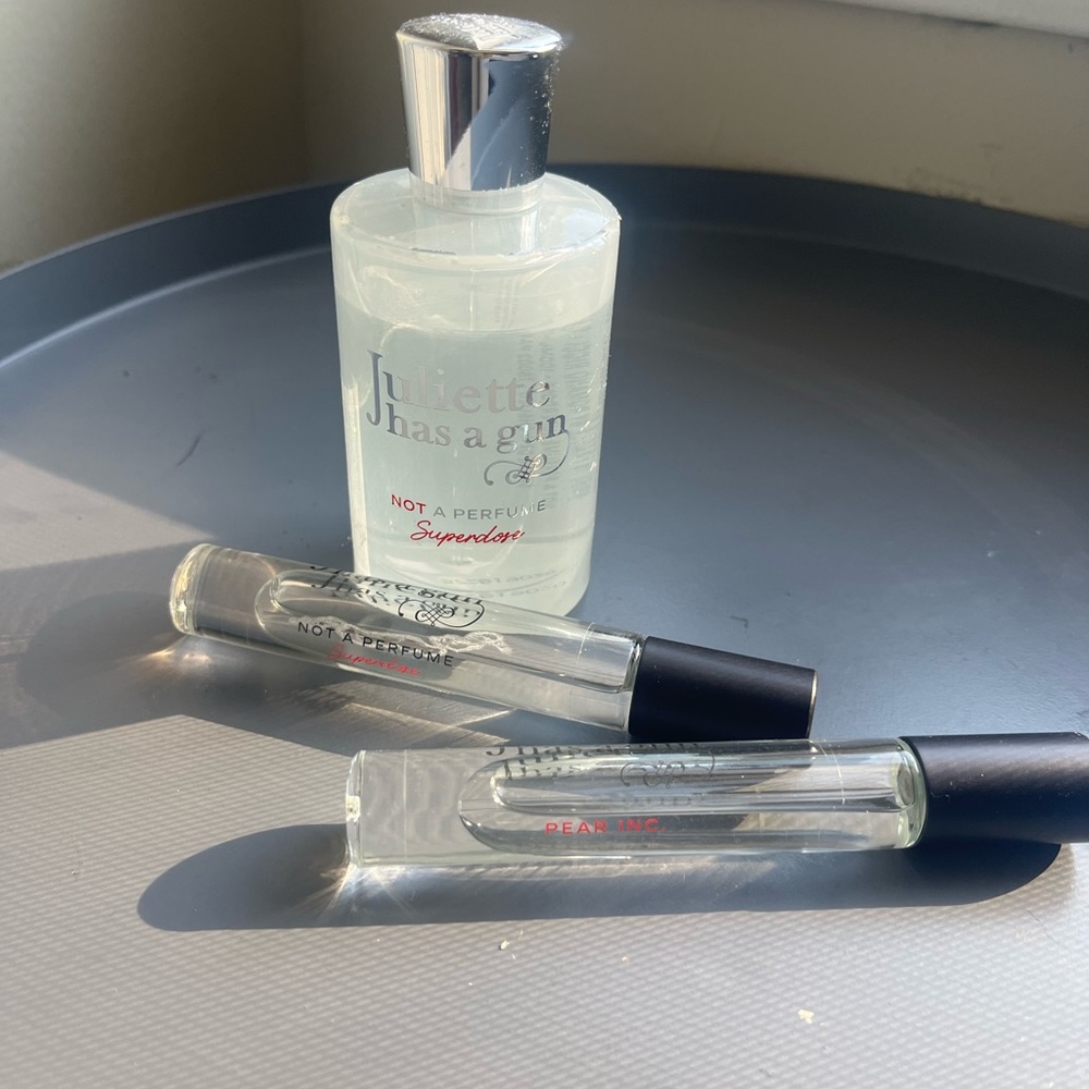 1/4 used Juliette Has A Gun Not A Perfume Superdose 3.3 Fl oz.